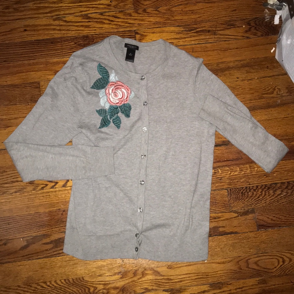 Anne Taylor button cardigan